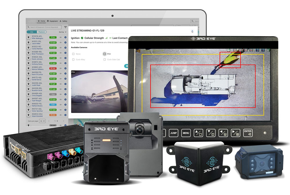 AI smart cameras for trucks and fleet cameras