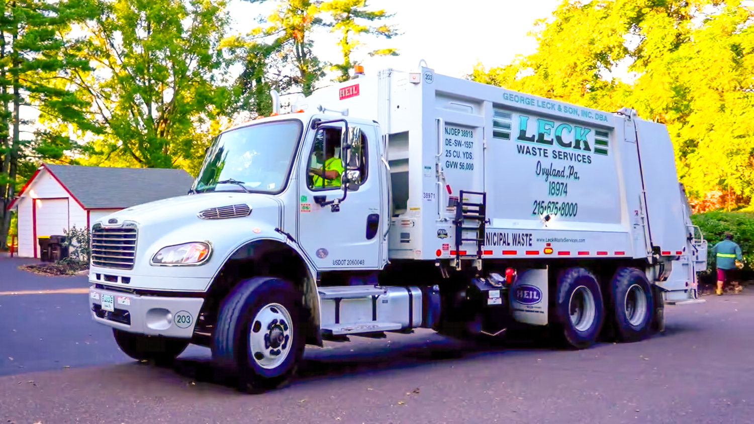 Garbage Truck Camera Safety Systems Leck Waste Testimonial Video