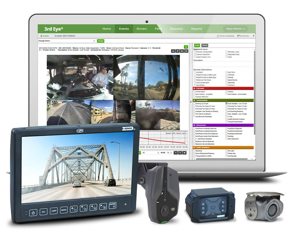 Truck camera systems with wireless connected gateway