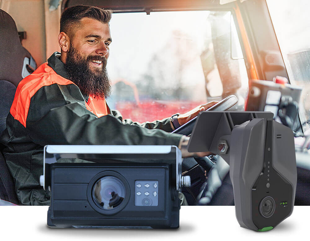 Dashcams and dash mounted cameras for commercial trucks & garbage trucks