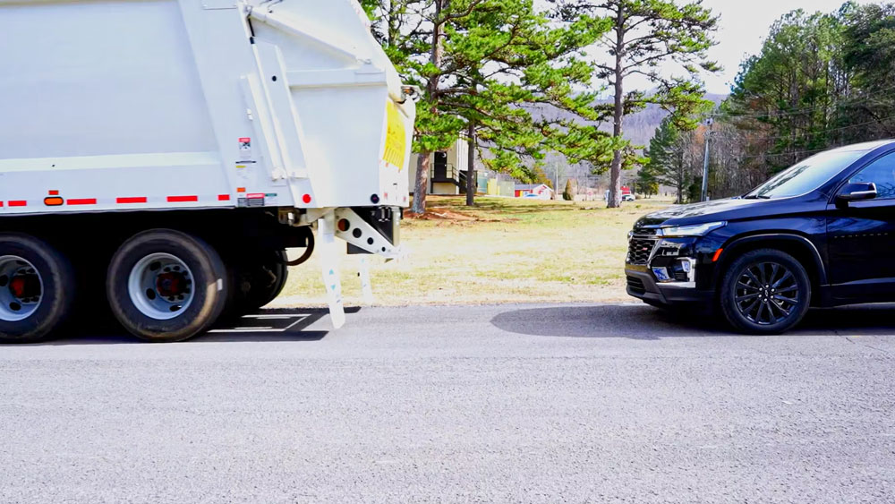 Reverse Automatic Braking for trucks video