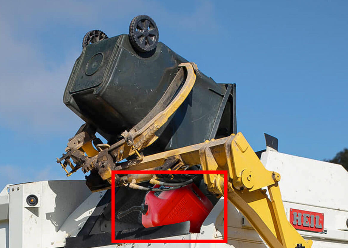 Recycling Contamination Detection Video