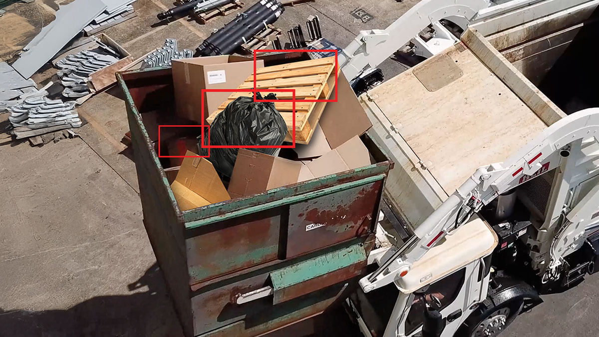 Commercial garbage truck contamination detection roi calculator