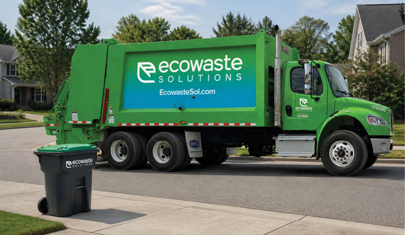 Heil Durapack 5000 rear load garbage truck with 3rd Eye technology
